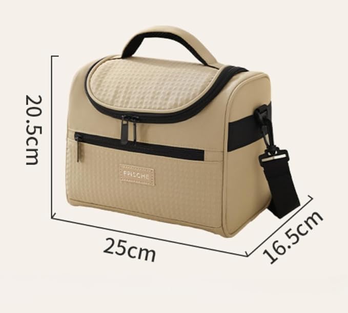 Sac isotherme repas – Lunch box isotherme pliable – Pour travail, école, pique-nique, voyage (8.5 L) (kaki) - Nail Gallerys