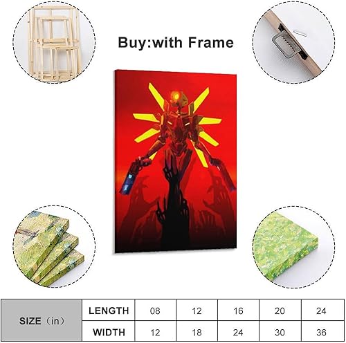 GBHEVEWV Ultrakill Poster décoratif sur toile pour chambre à coucher 30 x 45 cm - Nail Gallerys