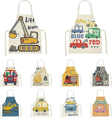 Stytpwra Ensemble D'Ustensiles de Cuisine avec Tablier Personnalisé pour Enfants de Style 9 pour des Cadeaux de Pâtisserie pour Enfants - Nail Gallerys