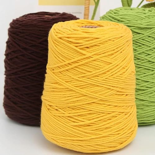 VICIYOO 400 g de Fil cylindrique à tufter 8 brins de Laine à tufter en Coton au Lait Fil de Tapis tissé à la Main DIY en Vrac - Nail Gallerys