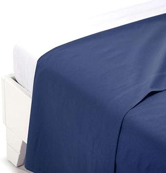 Caleffi - Drap de lit en Coton uni Couleur Unie Simple Rose - Nail Gallerys