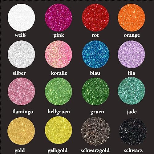 Glitzerdeals Écussons thermocollants à paillettes - Motif alphabet - Rose - Pour textiles - Costume de carnaval - Lettres de l'alphabet - À repasser - Lettres de l'alphabet - Nail Gallerys