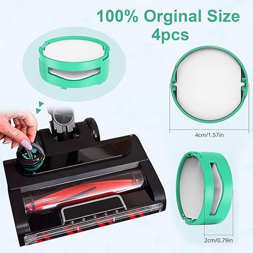 Shark Lot de 4 cartouches anti-odeurs de rechange pour aspirateurs Shark IZ400UKT, IZ400UK, IZ420UKT, NZ860UKT, NZ860UK, AZ913UK, AZ913UKT, HZ3000UKT - Nail Gallerys