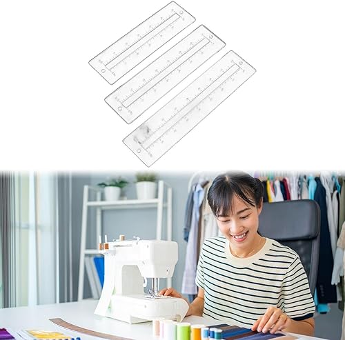 MagiDeal 3 pièces Modèles de Fabrication de Fermetures à glissière Supplies pour Les débutants, Sac de Poche Zip Bricolage, Jeu de modèle de Poche Zip - Nail Gallerys