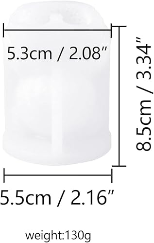 YRIHJIXQ Moule en silicone en forme d'ours en peluche - Moule à bougie - Moule à bougie en silicone - Moule à moulage en résine époxy - Jaune - Nail Gallerys