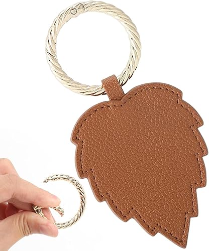 Pomrone Clip Porte-Chapeau - Clip de Chapeau de Voyage Mains Libres pour Valise,Pince à Chapeau pour Voyage Sac à Main Sac à Dos Bagages Pinces à Chapeau magnétiques Feuilles Brunes - Nail Gallerys