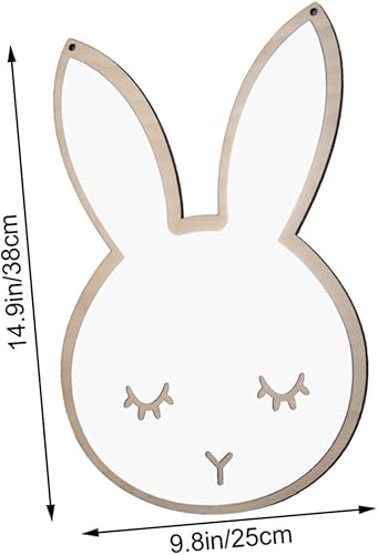 MUSISALY Miroir Décoratif en Forme De Lapin Autocollant pour Décoration De d'enfant Et De Nurserie Miroir Adhésif pour Enfants Et Bébé - Nail Gallerys