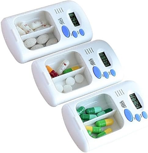 Mini Minuterie Portable pour étui à Pilules, Boîte à Médicaments avec Alarme électrique Numérique - Nail Gallerys