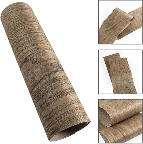 MagiDeal Feuille de placage de bois, Grain de bois, Application facile, projets de menuiserie polyvalents pour la rénovation de haut-parleurs d'armoire, - Nail Gallerys
