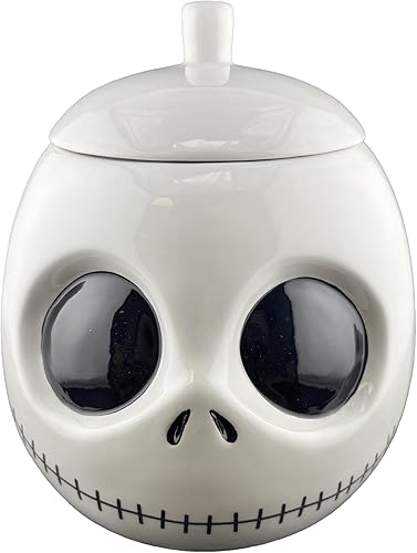 L'Etrange Noël de Monsieur Jack GP85347 Bocal à Biscuits 23,5 x 24,5 cm (Jack Skellington), Céramique, Multicolor - Nail Gallerys