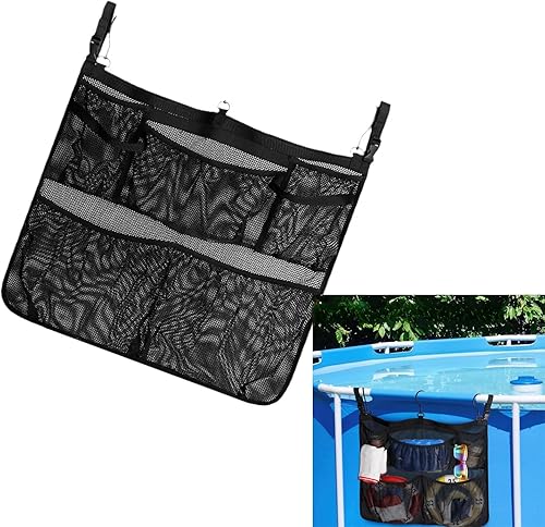 Sac de rangement polyvalent pour piscine avec plusieurs poches, accessoire de natation pour lunettes et téléphones - Nail Gallerys