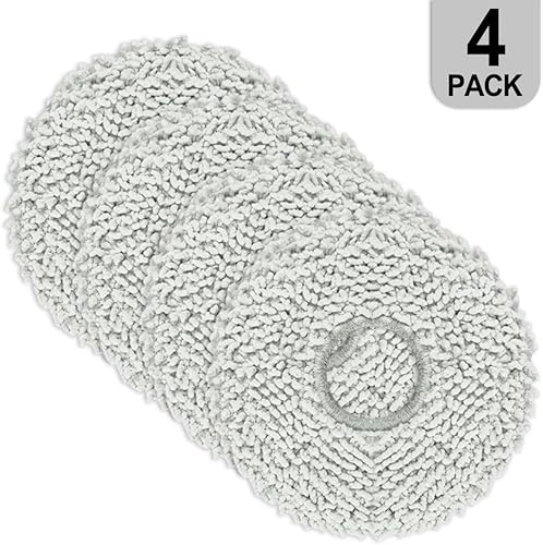 Lot de 4 serpillères efficaces pour Ecovacs Deebot N30 - Accessoires haute performance pour le nettoyage de la maison - Nail Gallerys