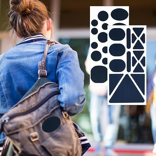 Patchs en Duvet Patch de Réparation, Kit de Réparation de Doudoune, kit Reparation Doudoune, Patch Réparation Doudoune, Nylon Patch de Réparation, Feuilles Patch Reparation Doudoune, 6 Pcs(Bleu foncé) - Nail Gallerys