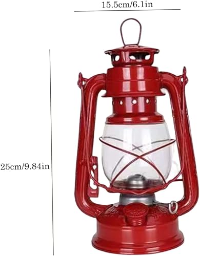 Muzrunq Lampe à Huile rétro à Lampe de kérosène Vintage des Lampes d'ouragan suspendues Lanterne de Tente d'huile pour Le Camping - Nail Gallerys
