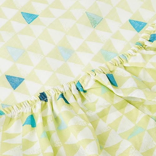 Bedlam - Housse de Couette Dinosaure Phosphorescent - 200 x 140 cm - 1 taie d'oreiller - Motifs réversibles (Triangle géométrique) - Literie Dinosaure pour Enfants - Accessoires Dinosaures - Nail Gallerys