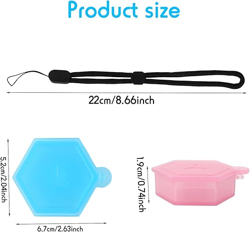 QINGZY 2 PCS Pod Case Boîte de Rangement pour Capsules Aromatiques Portable Protection pour Boîte à Arômes pour Air-Up Parfum Pod Aroma-Pod pour Stockage Air-Up Aroma-Pods - Nail Gallerys