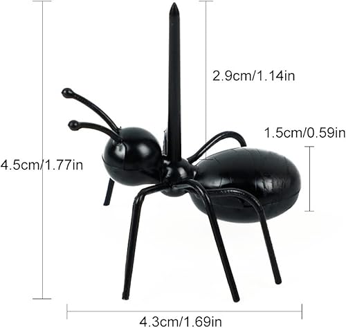 YSTrillion 24 Pièces Fourchettes à Fourmis,Nourriture Fruit Picks Fourchettes à Fruits Animaux,Réutilisable Accessoires de Fête aux Fruits de Dessert pour Halloween Décor - Nail Gallerys