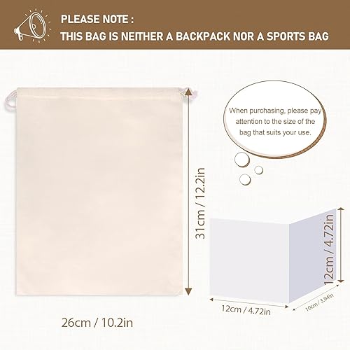 8 Pochons en Toile de Jute avec Cordon, Sachets Cadeaux, Petits Sacs Réutilisables, Pour Emballage Cadeaux, Bijoux, Dragées - Mariage, Noël, Anniversaire - Nail Gallerys