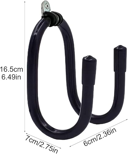 Lot de 2 supports de tuyau d'aspirateur, support de tête d'aspirateur, support mural, étagère de rangement, brosse à poussière sans résidus, kit d'accessoires pour aspirateur - Nail Gallerys