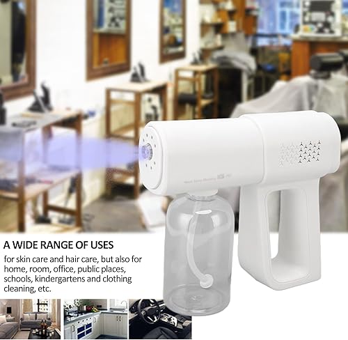 Pulvérisateur D'Atomiseur Portable, Pistolet à Vapeur Nano Rechargeable, 380 Ml de électrique Portable avec Atomiseur de Lumière Bleue pour la Maison, le Bureau - Nail Gallerys