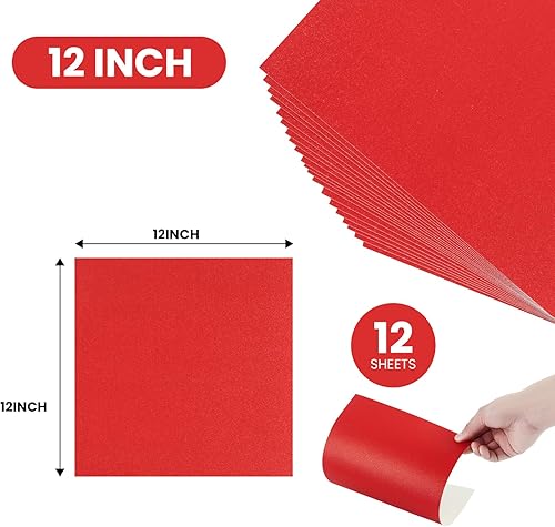 Lot de 12 feuilles de papier cartonné pailleté épais 250 g/m² pour scrapbooking, projets artistiques, cartes de vœux, mariage, décoration de fête d'anniversaire (violet) - 30 x 30 cm - Nail Gallerys