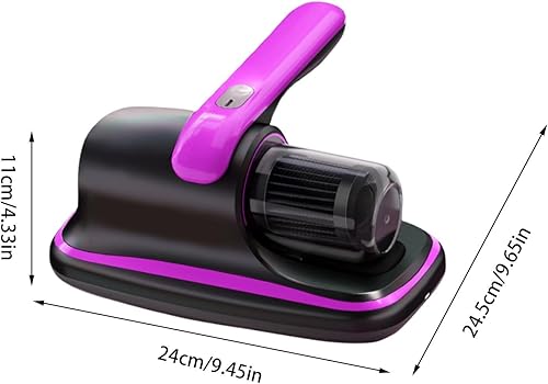 Fruusv Handheld Carpet Vacuum | UV Light Sofa Cleaner | Removable Filter System Dust Vacuum, Roller Brush Carpet Cleaner, Compact Handheld Vacuum for Capturing Tiny Particles Carpets, Sofa - Nail Gallerys