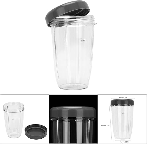 Kit de Pièces de Mélangeur avec Couvercle de Tasse, 18oz, pour 900W, 24oz, 32oz, Pièces de Rechange, Accessoire de Tasse 3 (Grande Tasse 32Oz) - Nail Gallerys