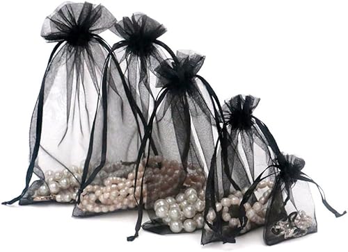 Whakano Lot de 20 sachets en organza multicolores avec cordon de serrage - Pour mariage, anniversaire, bonbons, bijoux, emballage cadeau, fête, avec cordon - Bleu roi - 30 x 40 cm - Nail Gallerys