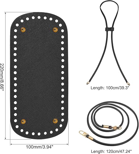 uxcell Kit de fabrication de sacs à dos en cuir 3 pièces avec fond de sac, bandoulière, cordon de serrage pour la fabrication de sacs à dos, blanc - Nail Gallerys