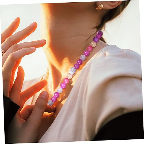 Housoutil 1000 Pièces perles qui changent de couleur coloré fabrication de bracelets en perles réactif perles de changement de couleur UV violet bricolage perles bracelet perles Plastique - Nail Gallerys