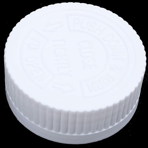 Uinfhyknd Lot de 3 flacons de médicaments vides en plastique Blanc - Nail Gallerys