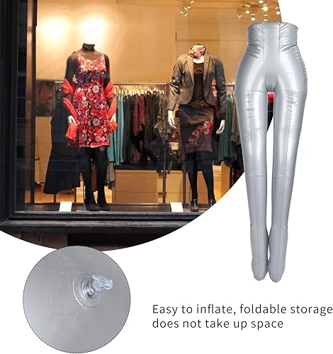 Modèle D'affichage De Vêtements, Demi-Jambes Gonflables pour Femmes, Pantalons pour Femmes en PVC, Mannequin Gonflable pour Le Bas du Corps, Support Gonflable pour Affichage De Jeans - Nail Gallerys