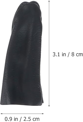 Milisten 10 Pièces En Cuir Résistant À La Coupure Pouce Manches Protection Doigts pour Le BRICOLAGE Artisanat Cuisine Sculpture Cueillette À Coudre De Polissage (Couleur - Nail Gallerys