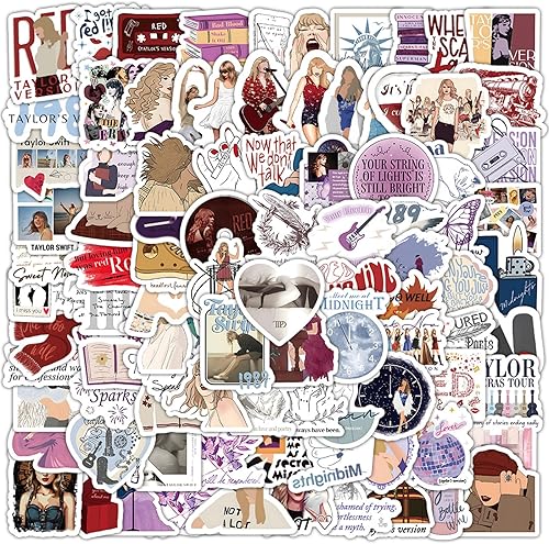 Lot de 100 autocollants Autocollants de guérison,autocollants de Autocollants Étoile Fille, 100 autocollants mixtes ordinateur portable, téléphone, guitare,Esthétique, enfants, adultes - Nail Gallerys