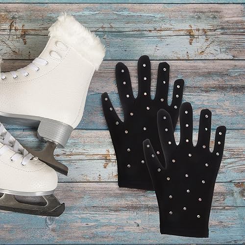 BESPORTBLE De Patinage Fille Patinage Artistique Décoratifs De Scène De Fête Fille De Soirée Dansante De Fête Perceuse à Chaud Provisions 1 Paire - Nail Gallerys