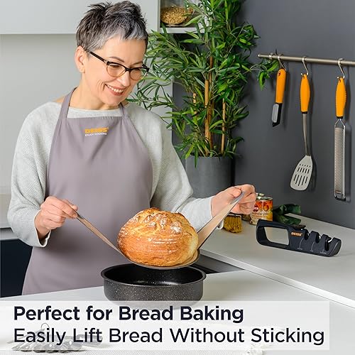 Deiss Lot de 2 Tapis en Silicone pour Cuisson du Pain en Cocotte – Résistant à la Chaleur, Antiadhésif & Réutilisable, Tapis de Cuisson en Silicone pour Pains au Levain, Durable & Facile à Nettoyer - Nail Gallerys