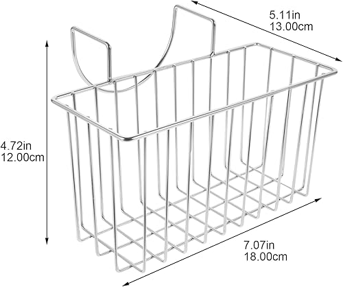 OUNONA Support Évier Inoxydable Panier de Drainage Rack de Rangement pour Éponge et Vaisselle Économisez de Espace Votre Cuisine - Nail Gallerys