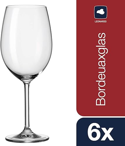 Leonardo 35240 Daily Set de 6 Verres Bordeaux 650 ml - Nail Gallerys