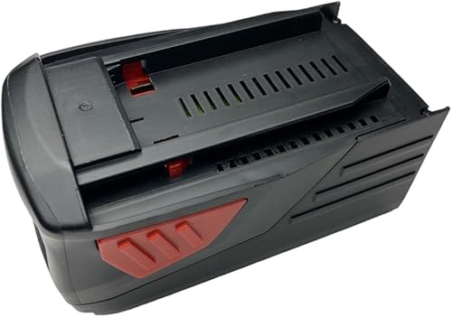 Trade-Shop Kit 2 en 1 : batterie Li-ion 36 V/6000 mAh + chargeur compatible avec Hilti TE6A, TE7A, TE6, TE7, TE300, TE60, TE6-A Li, TE 60-A36, TE6-A36 - Nail Gallerys