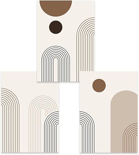 Youihom 3 Tableau Abstrait Moderne Beige 30 x 40 cm Affiches Decoration Murale Salon Poster Minimaliste Tableaux Decoratifs Muraux Impressions sur Toile sans Cadre - Nail Gallerys