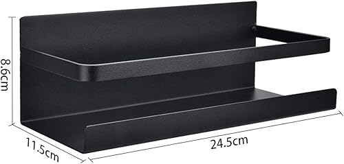 Magnétique Réfrigérateur Côté Rack Porte-épices Étagère de Rangement Idéal pour Réfrigérateur et Surfaces Métalliques - Nail Gallerys