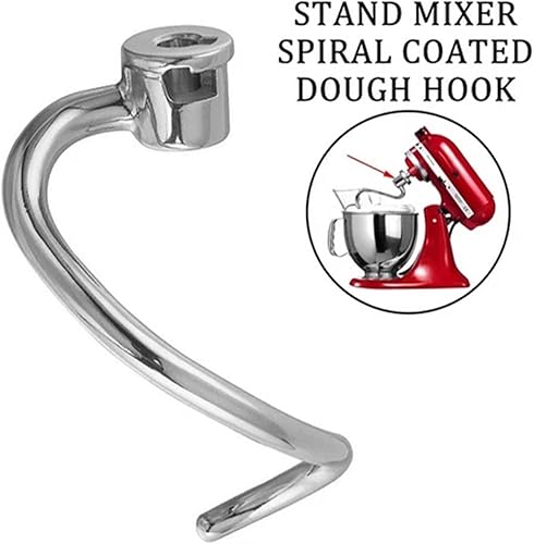 Haofy Crochet Pétrisseur de Remplacement pour, Crochet Pétrisseur Tête de Pâte en Acier Inoxydable de Remplacement pour KSM7586P KSM7990 KSM8990 Batteur sur Socle - Nail Gallerys