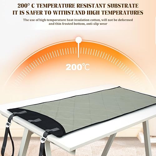 Planche à repasser sur porte, 45x19' Tapis de repassage vertical et horizontal, Coussin de défroisseur à vêtements résistant à la chaleur avec de défroisseur, Planche à repasser portable pour por - Nail Gallerys