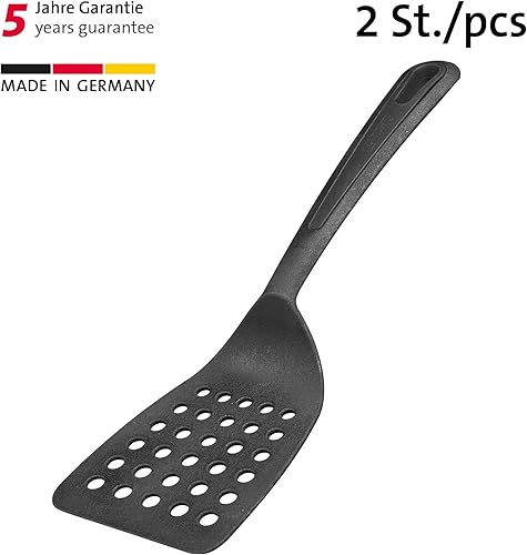 Westmark Spatule, 2 pièces, large surface d'appui et bord spécialement aplati, Plastique, Gentle, Noir, 283722E3, Lot de 2 - Nail Gallerys