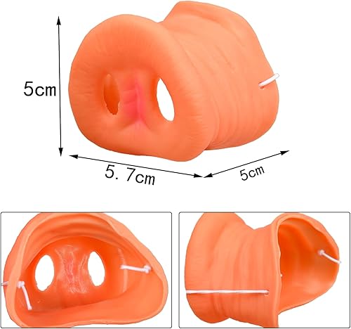 UNVOJL Nez de cochon avec bande élastique pour Halloween, cosplay, fête sur le thème des animaux - Nail Gallerys