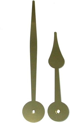Neuf Remplacement Couple Haute Euroshaft Horloge Mains Compatible Avec Uts Hermle Kienzle Junghans Allemand Mouvements - Multi, 150mm Spade Gold - Nail Gallerys