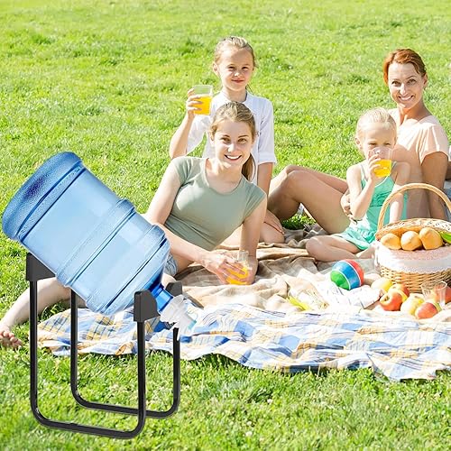 Holder de Distributeur d'eau-3-5 Gallons Dispensateur d'eau pour Le Sol | Stand du donneur d'eau | AC avec Sortie de Course Rapide | Convient aux Bouteilles d'eau sans Fil de diamètre de 55 mm - Nail Gallerys