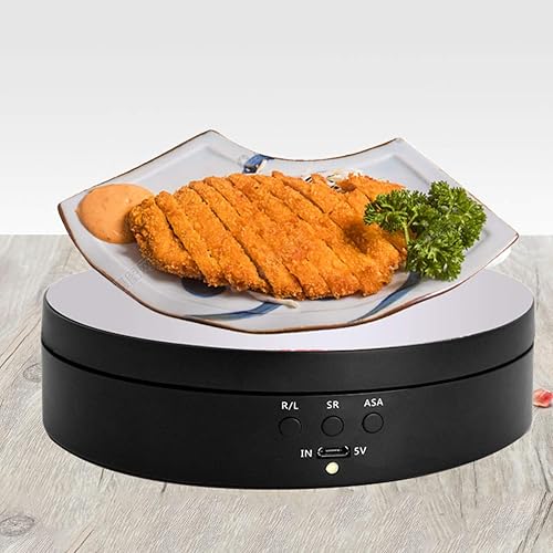 Plateau Tournant électrique De 360 ​​degrés pour La Photographie, Charge Intelligente De Support Rond De Support D'affichage Blanc Prise d'alimentation USB - Nail Gallerys