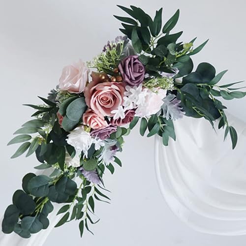 VONGLYHOO Décoration De Fleurs Artificielles Arche Mariage Kit Artificielle Rose Fleur Simulation Décoration(couleur Aléatoire) - Nail Gallerys