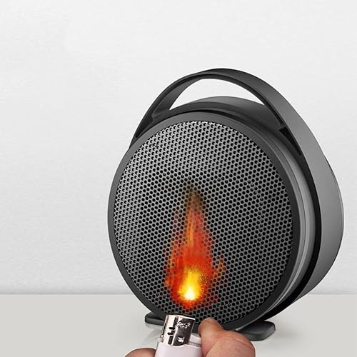 URFEDA Chauffage Soufflant Portable, 800 W 230V Chauffant Électrique en Céramique, Radiateur Soufflant Mini Chauffage D'appoint, avec Système de Protection Contre La Surchauffe Et Le Renversement - Nail Gallerys